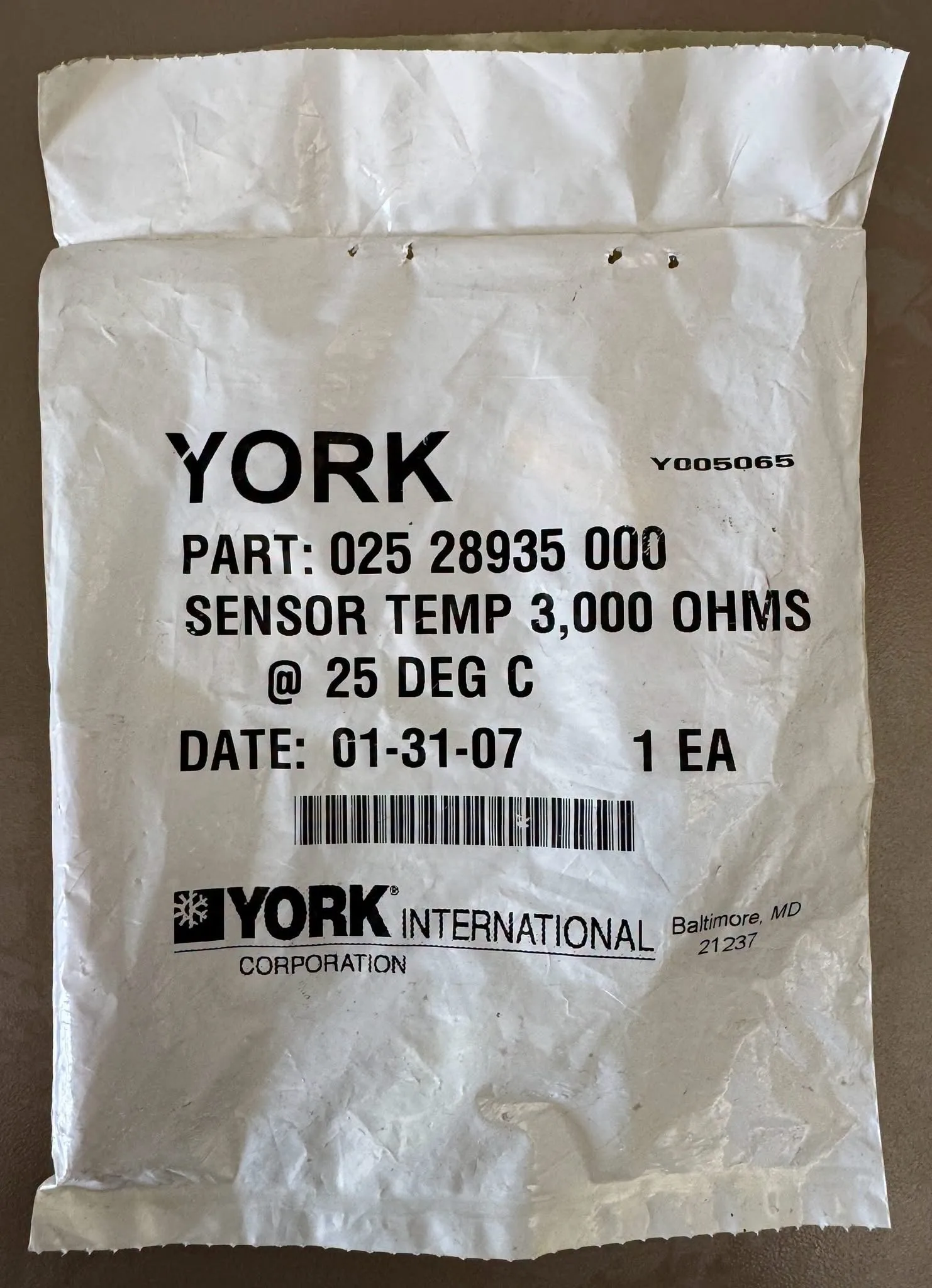 York sensor