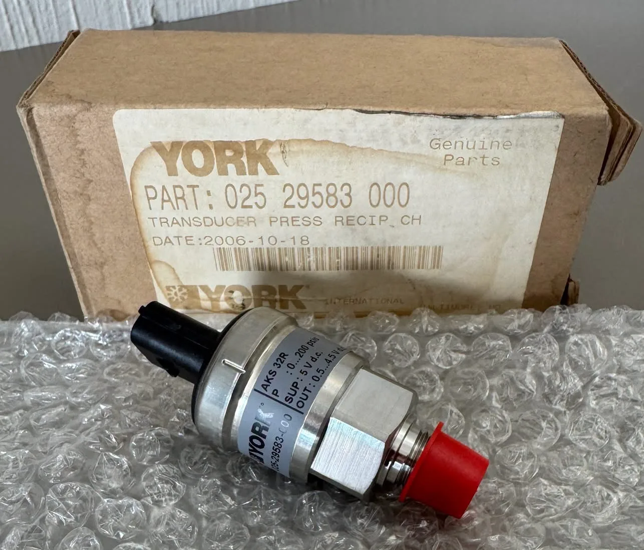 York transducer press